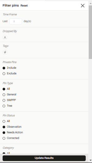 Filter Options