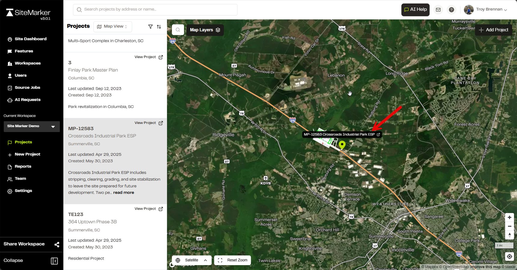 Displaying Layers On The Project Map